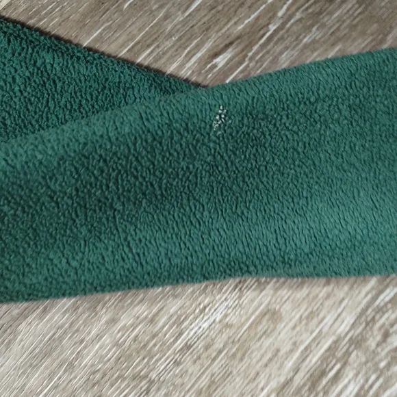 VTG Columbia 10/12 Youth 90s Oregon Ducks Football Fleece Jacket Green Full Zip - Picture 10 of 15